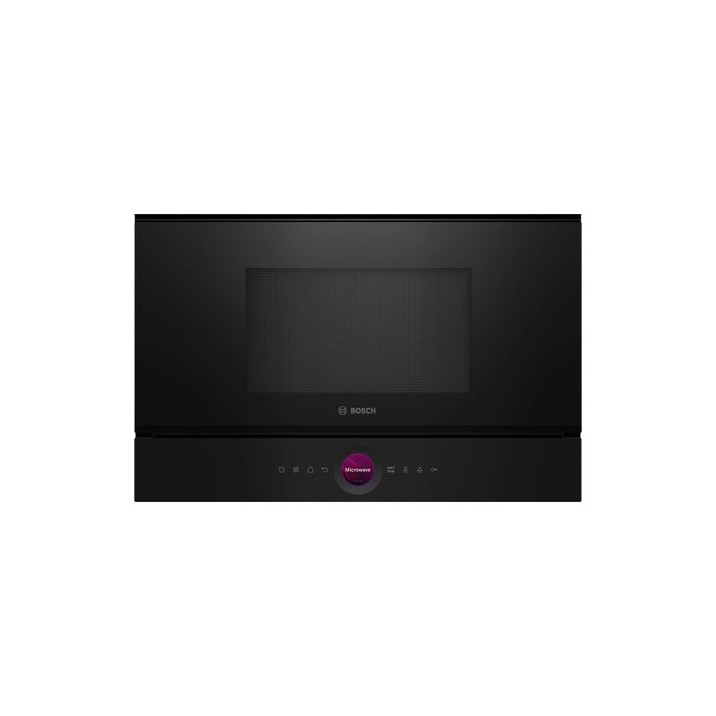 Bosch Serie 8 BER7321B1 microondas Negro Solo microondas Integrado 21 L 900 W