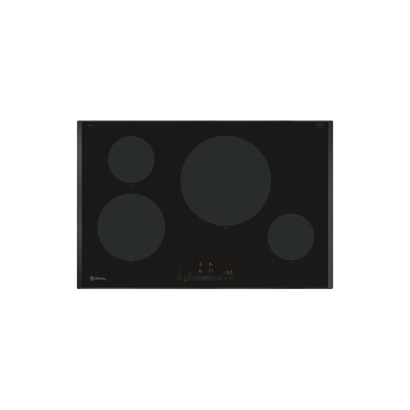 Balay 3EB985LH hobs Negro Integrado 80 cm Con placa de inducción 4 zona(s)