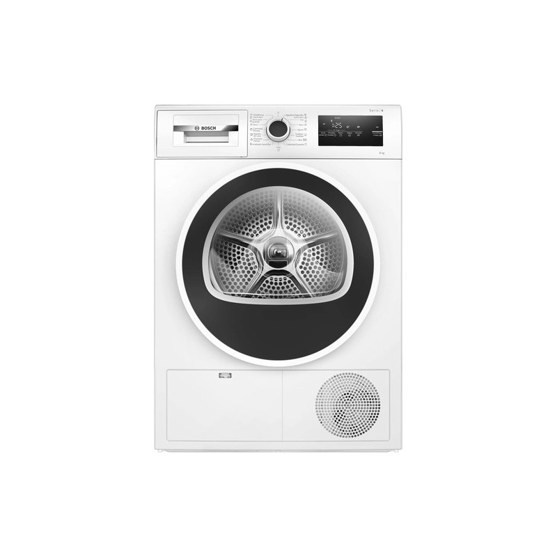 Bosch Serie 4 WTR83200ES secadora Independiente Carga frontal 8 kg Blanco