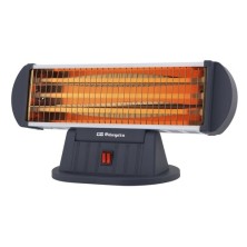 Orbegozo BP 0204 Interior Negro 1200 W Calefactor eléctrico de cuarzo