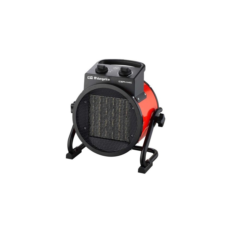 Orbegozo FHR 3050 calefactor eléctrico Interior Negro, Rojo 3000 W Ventilador eléctrico