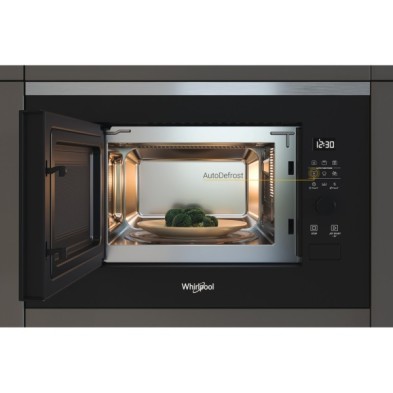 Microondas Whirlpool WMF201G Negro, Acero inoxidable Integrado 20 L
