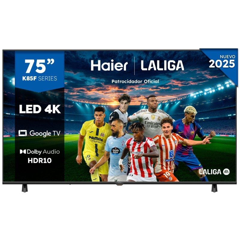 TV HAIER 75 H75K85FUX UHD GOOGLETV DOLBY AUDIO