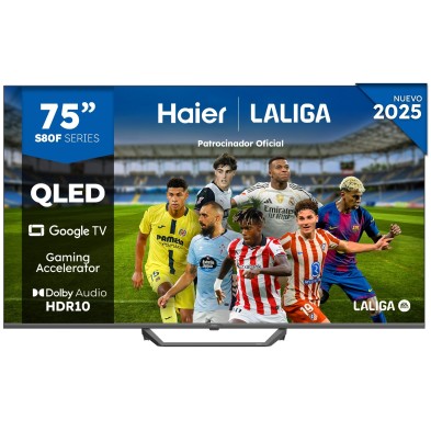 TV HAIER 75 H75S80FUX UHD QLED GOOGLETV PEANA