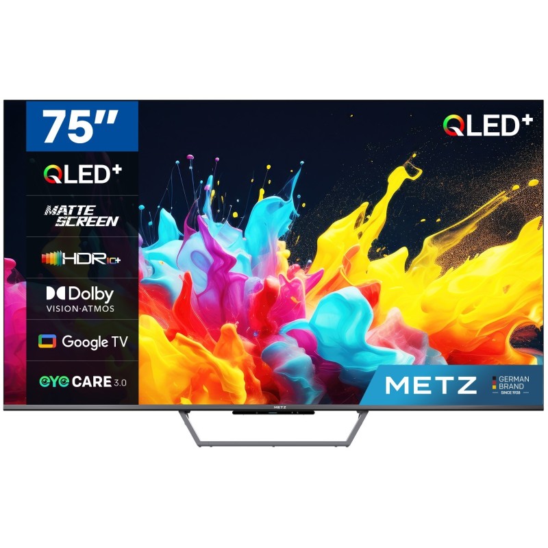 TV METZ 75 75MQE7600Z UHD QLED GOOGLETV DOLBYATMO