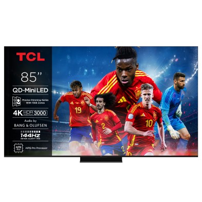 TV TCL 85 85C7K UHD MINILED GOOGLETV 144HZ B&O