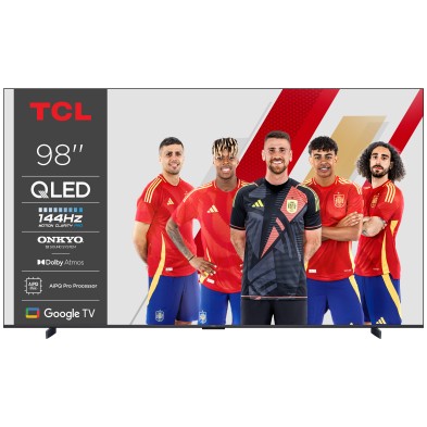 TV TCL 98 98P8K UHD QLED GOOGLETV 144HZ ONKYO