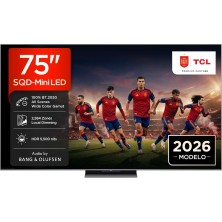 TV TCL 75 75C8L UHD SQDMINILED GOOGLETV 144HZ B&O