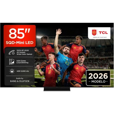 TV TCL 85 85C7L UHD SQDMINILED GOOGLETV 144HZ B&O