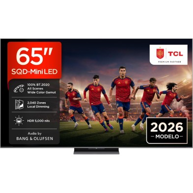 TV TCL 65 65C8L UHD SQDMINILED GOOGLETV 144HZ B&O