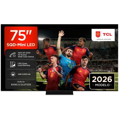 TV TCL 75 75C7L UHD SQDMINILED GOOGLETV 144HZ B&O
