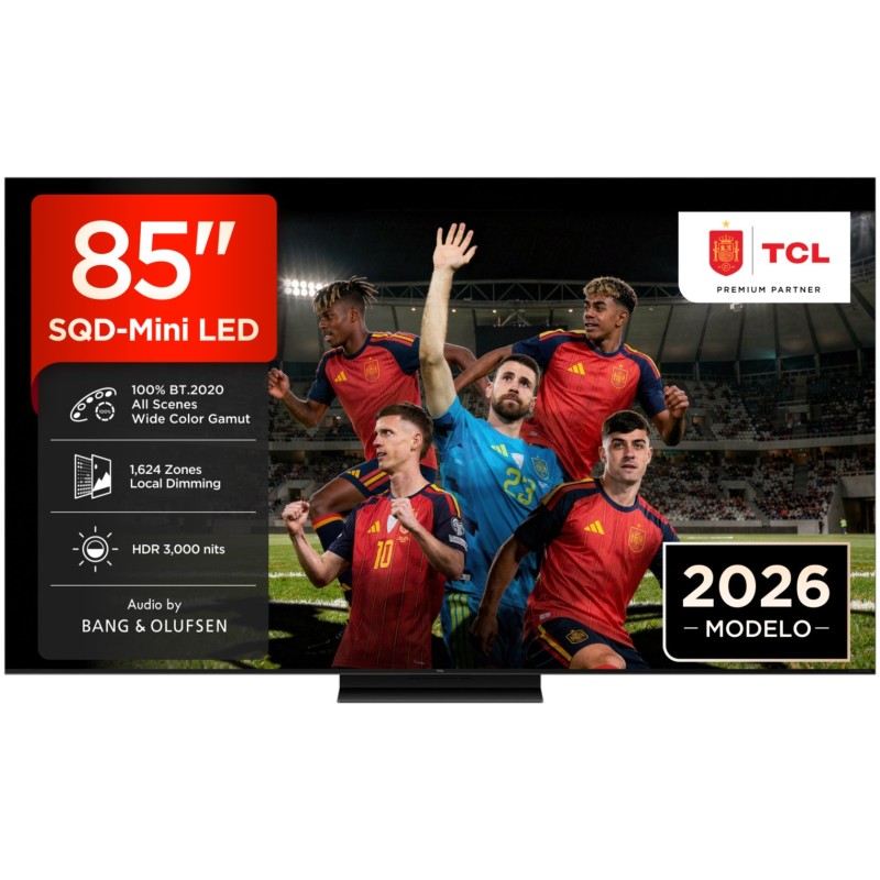 TV TCL 85 85C7L UHD SQDMINILED GOOGLETV 144HZ B&O