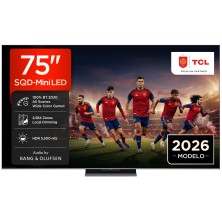 TV TCL 75 75C8L UHD SQDMINILED GOOGLETV 144HZ B&O