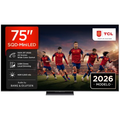 TV TCL 75 75C8L UHD SQDMINILED GOOGLETV 144HZ B&O