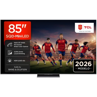 TV TCL 85 85C8L UHD SQDMINILED GOOGLETV 144HZ B&O