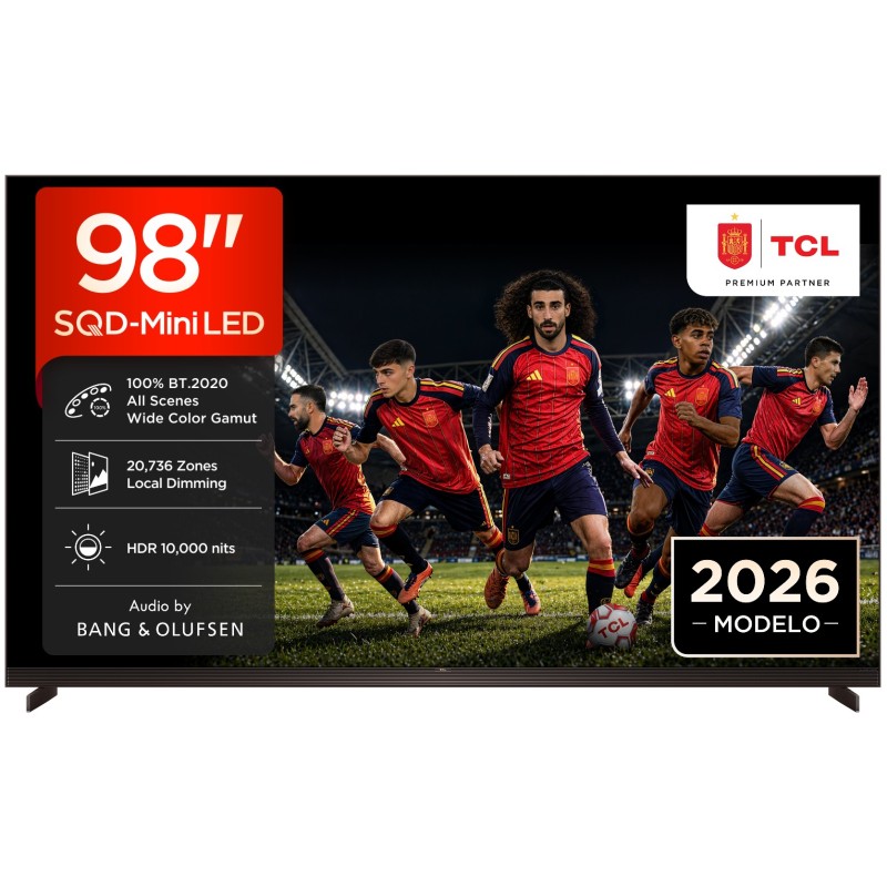 TV TCL 98 98X11L UHD SQDMINILED GOOGLETV 144H B&O