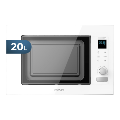 Microondas encastrable digital de 21 litros de capacidad con grill y 1200 W - Tecnología y Fiabilidad Garantizada