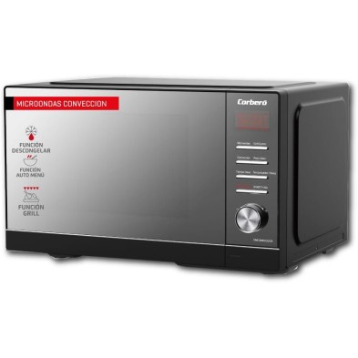 Microondas Convección CORBERO CMICM9023DCB 23L 900W Con Grill Calidad Profesional para tu Hogar