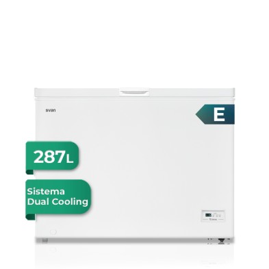 Arcón Congelador SVAN SCH3001EDC de 287 litros Blanco
