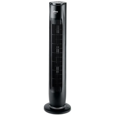 Ventilador Torre Ufesa Tallin Negro 3 velocidades Mando