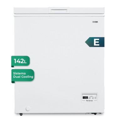 Arcón Congelador SVAN SCH1501EDC 142 litros Blanco