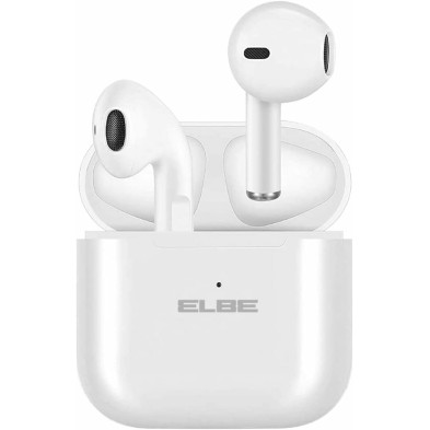 Auricular ELBE ABTWS-003-B Bluetooth True Wireless color Blanco