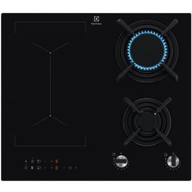 Placa de Gas Electrolux KDI641723K Negro 60 cm Combi 4 zona(s)