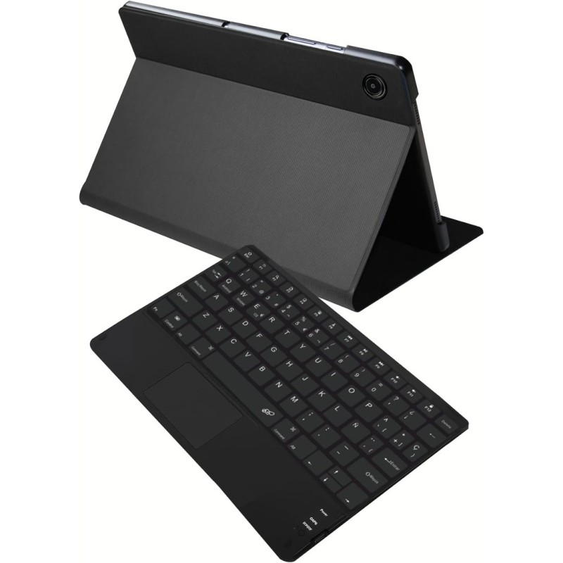 FUNDA Y TECLADO BT SILVER HT TAB A9+/A11+ 11 NEGRA