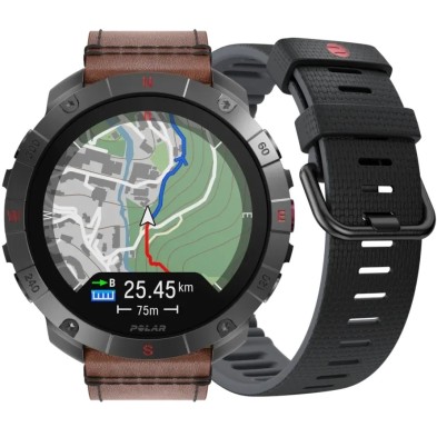 SMARTWATCH POLAR GRIT X2 PRO TI LTHR BRNZ M/L