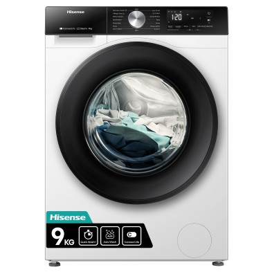 Lavadora Carga Frontal HISENSE WF3S9043BW3 9K 1400R BCA