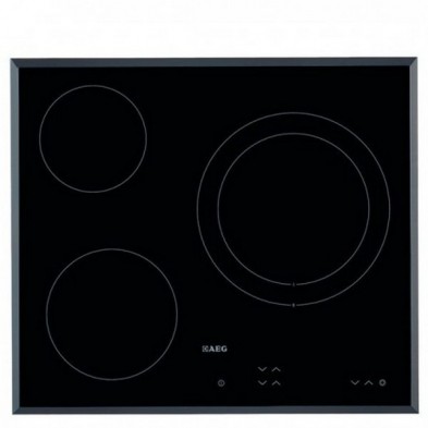 Placa Vitrocerámica AEG HK623021FB Negro Integrado 60 cm 3 zonas