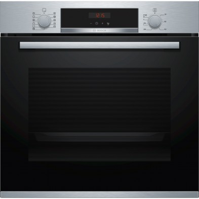 Horno multifunción Bosch Serie 4 HBA5740S0 71 L A Negro, Acero inoxidable