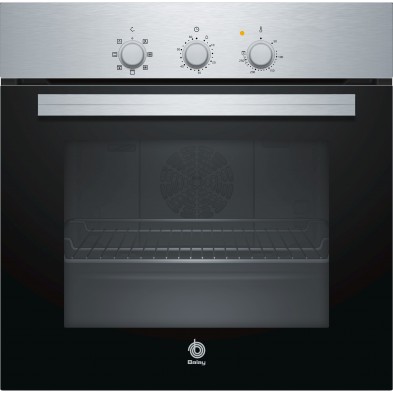 Horno Multifunción Balay 3HB2010X0 66 L A Negro, Acero inoxidable