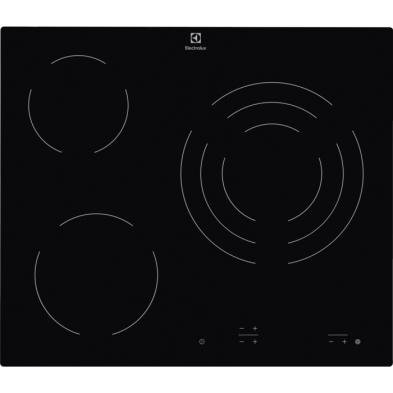 Placa Vitrocerámica Electrolux EHF6232IOK Negro Cerámico 3 zonas