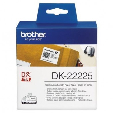 Cinta Continua de Papel Térmico BROTHER DK22225 Anchura 38mm
