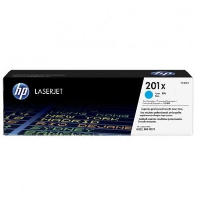 TONER HP CF401X Nº201X ALTA CAPACIDAD CIAN 2300 PÁGINAS