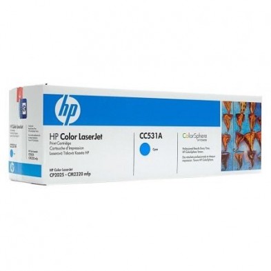 Toner Cian HP CC531A 2800 Paginas