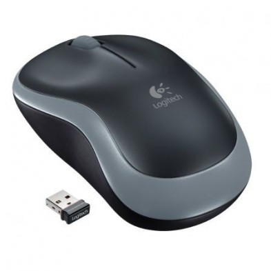 Ratón Logitech M185G Optico 1000 DPI Negro y Gris