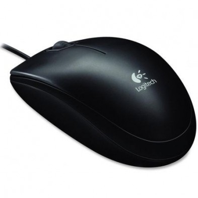 Ratón Logitech B100 Oficina Ambidextro USB tipo A Óptico 800 DPI
