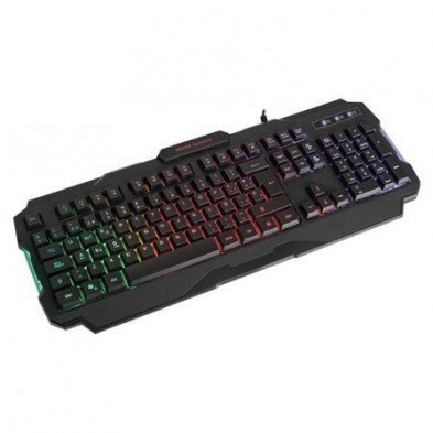 TECLADO MARS GAMING MRK0 - 15 TECLAS DE FUNCIÓN - 3 EFECTOS RETROILUMINACION RGB RAINBOW - CABLE USB