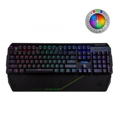 TECLADO MECÁNICO GAMING WOXTER STINGER RX 2000 K - 104 TECLAS ANTIGHOST - SWITCHES BYK816 -  RETROIL