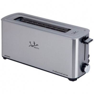 TOSTADOR DE PAN JATA TT1043 - 1000W - CUERPO ACERO INOX - BOCA ANCHA 40MM - 5 POSICIONES TOSTADO - P