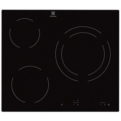 Encimera vitroceramica Electrolux EHF6231IOK - 3 zonas, touch control, zona doble, vitrocerámica, 5700W