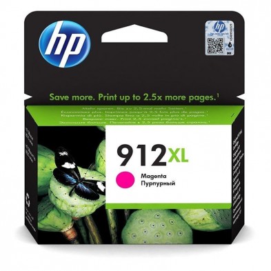 Cartucho de tinta original hp nº912 xl alta capacidad/ magenta