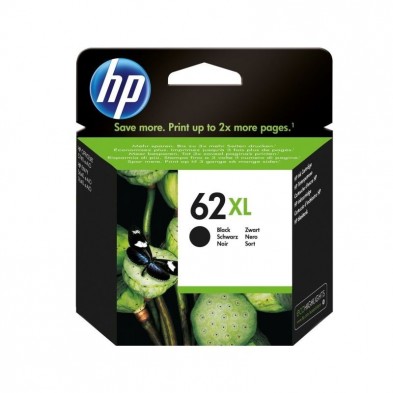 Cartucho de tinta original hp nº62 xl alta capacidad/ negro