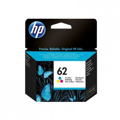 Cartucho de tinta original hp nº62/ tricolor