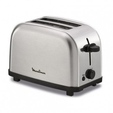 Tostadora Moulinex LT330D 2 rebanadas 700 W Acero inoxidable
