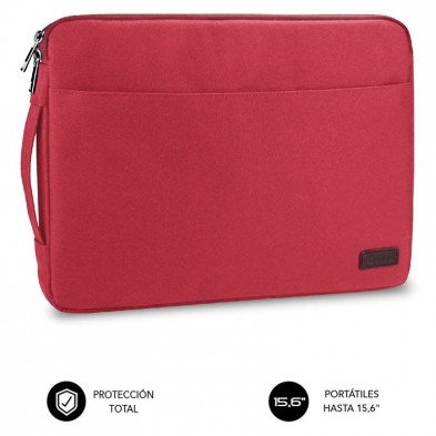 Funda Subblim Urban Laptop Sleeve para Portatiles 15,6" Rojo