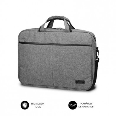 Maletín Subblim Elite Laptop Bag para Portátiles 15,6" Gris