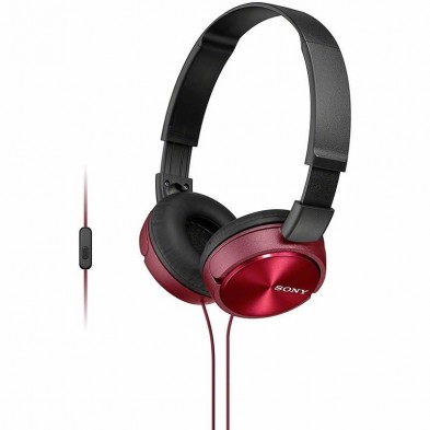 Auriculares Sony MDRZX310APR con Micrófo Rojo
